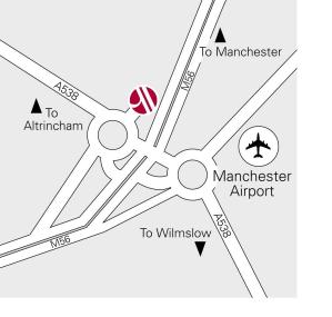 The Bedrooms at Manchester Airport Marriott Hotel