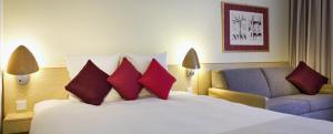 The Bedrooms at Novotel Manchester West