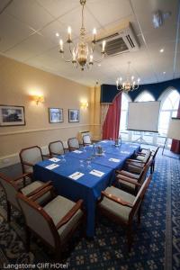The Bedrooms at Langstone Cliff Hotel
