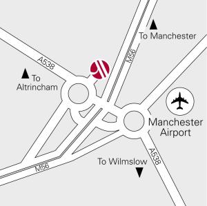 The Bedrooms at Manchester Airport Marriott Hotel