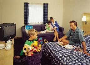 The Bedrooms at Travelodge Derry