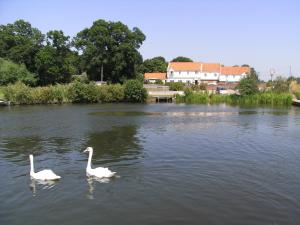 The Bedrooms at Wayford Bridge Inn Hotel