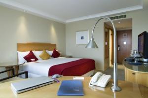 The Bedrooms at Novotel London St Pancras