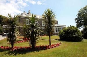 The Bedrooms at Trenython Manor Hotel and Spa