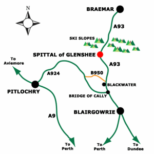 The Bedrooms at The Spittal Of Glenshee