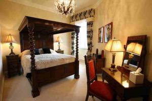 The Bedrooms at Rowton Castle Hotel