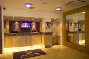 The Bedrooms at Premier Inn Glasgow Argyle Street