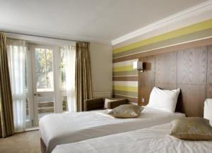 The Bedrooms at Edgwarebury Corus Hotel