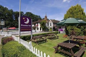 The Bedrooms at Premier Inn Ascot