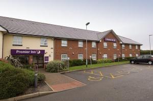 The Bedrooms at Premier Inn Ashby De La Zouch