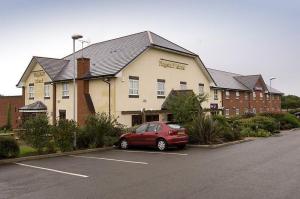 The Bedrooms at Premier Inn Ashby De La Zouch