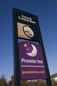 The Bedrooms at Premier Inn Ashford Central