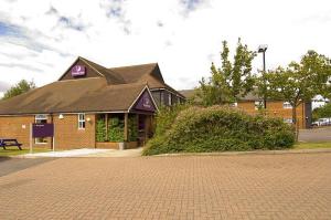 The Bedrooms at Premier Inn Ashford North