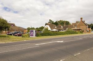 The Bedrooms at Premier Inn Ashford North