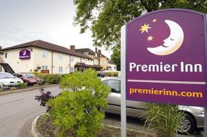 The Bedrooms at Premier Inn Bagshot