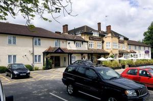 The Bedrooms at Premier Inn Bagshot