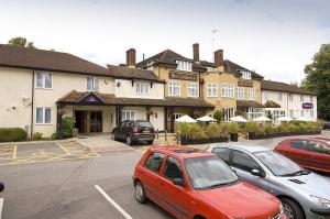 The Bedrooms at Premier Inn Bagshot