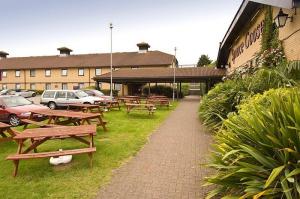 The Bedrooms at Premier Inn Basingstoke Central