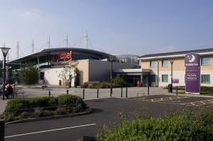 The Bedrooms at Premier Inn Birmingham M6 Toll