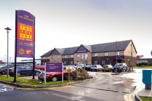 The Bedrooms at Premier Inn Blackpool Airport