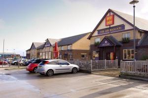 The Bedrooms at Premier Inn Blackpool Airport