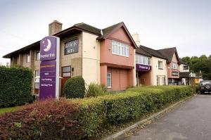 The Bedrooms at Premier Inn Burton-On-Trent East