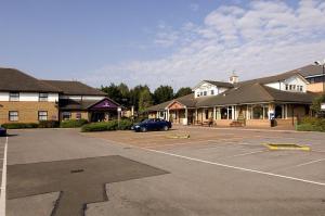 The Bedrooms at Premier Inn Cardiff City South