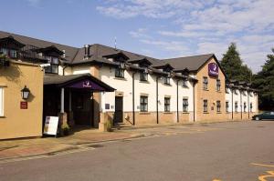 The Bedrooms at Premier Inn Cardiff West