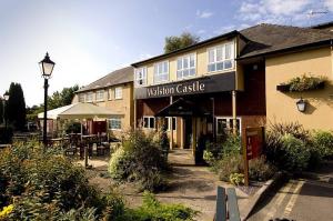 The Bedrooms at Premier Inn Cardiff West