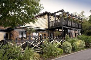 The Bedrooms at Premier Inn Chessington