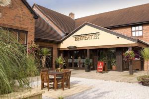 The Bedrooms at Premier Inn Crewe West