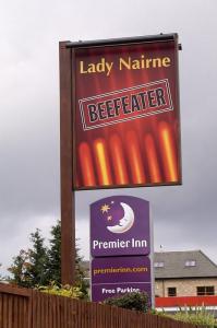 The Bedrooms at Premier Inn Edinburgh East