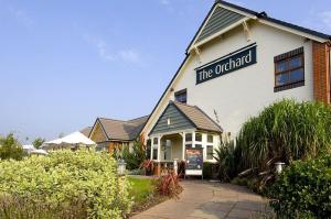 The Bedrooms at Premier Inn Evesham