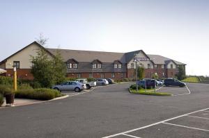 The Bedrooms at Premier Inn Evesham