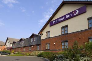 The Bedrooms at Premier Inn Evesham