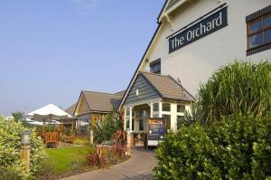 The Bedrooms at Premier Inn Evesham