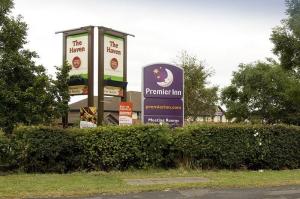 The Bedrooms at Premier Inn Grimsby