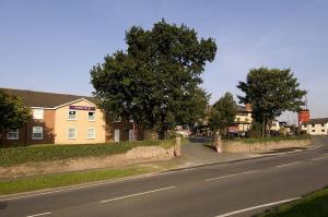 The Bedrooms at Premier Inn Hereford