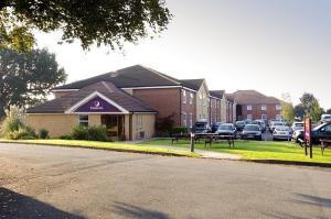 The Bedrooms at Premier Inn Hereford