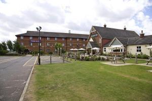 The Bedrooms at Premier Inn Huntingdon