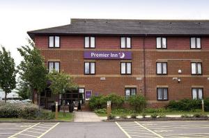 The Bedrooms at Premier Inn Huntingdon