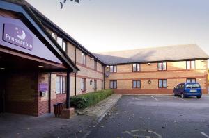 The Bedrooms at Premier Inn Warrington North East