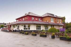 The Bedrooms at Premier Inn Northwich South