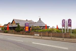 The Bedrooms at Premier Inn Wigan North