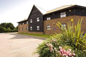 The Bedrooms at Premier Inn Farnborough