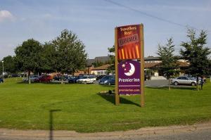 The Bedrooms at Premier Inn Ross On Wye