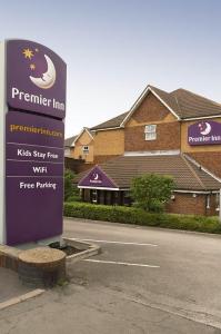 The Bedrooms at Premier Inn Rotherham