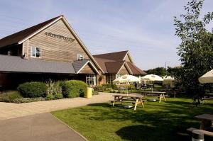 The Bedrooms at Premier Inn Tewkesbury Central