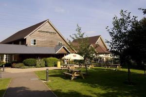 The Bedrooms at Premier Inn Tewkesbury Central