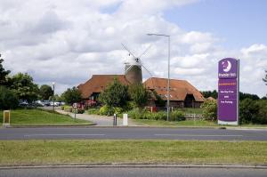 The Bedrooms at Premier Inn Milton Keynes South